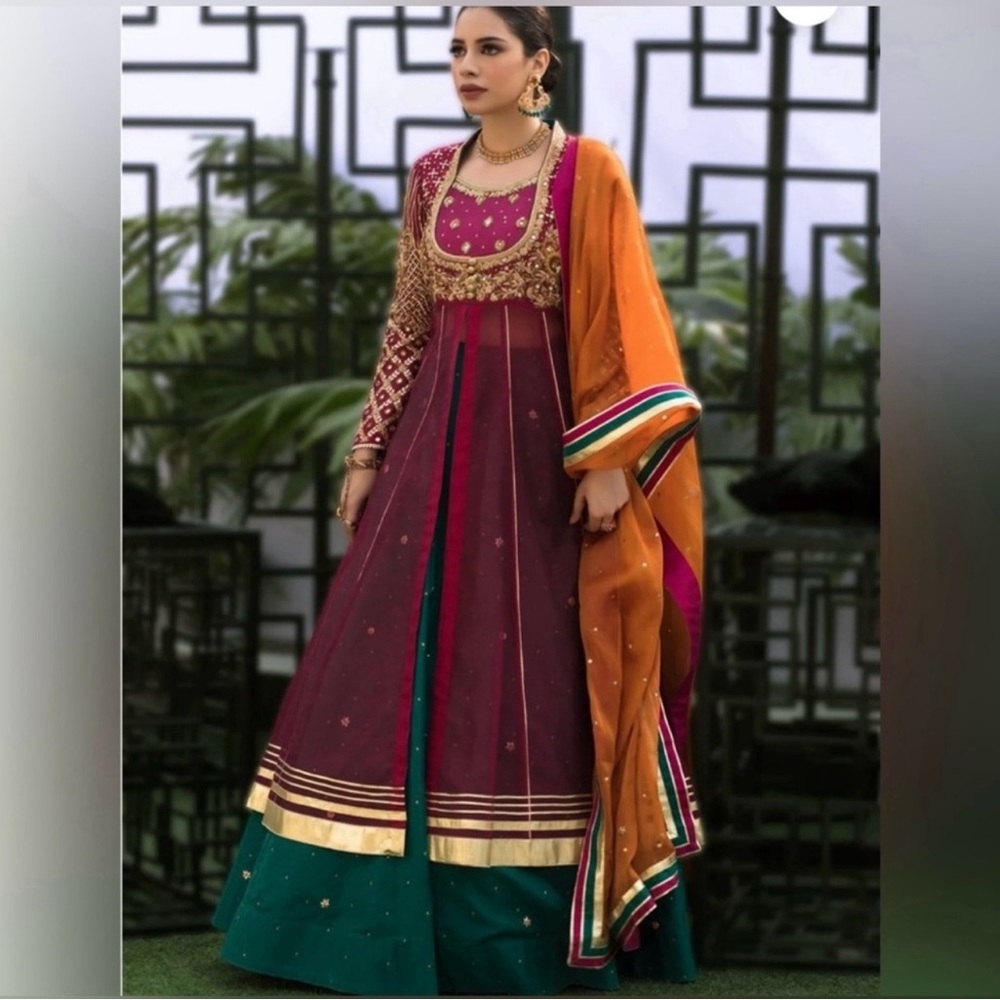 Embroidered party wear wedding wear Dress Pakistani designer suit dress Indian